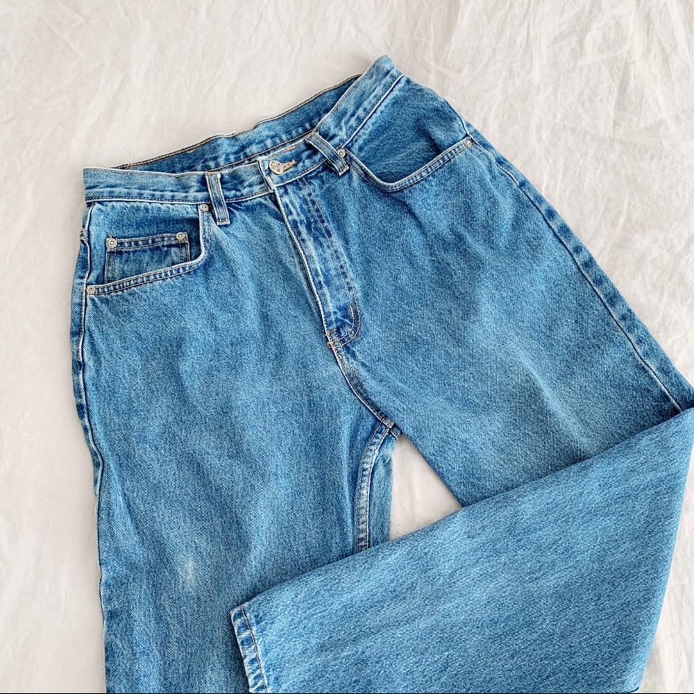 Vintage high waist mom blue jeans